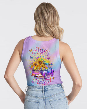 Jesus Take The Wheel Women's All Over Print Shirt - Yhdu2602252