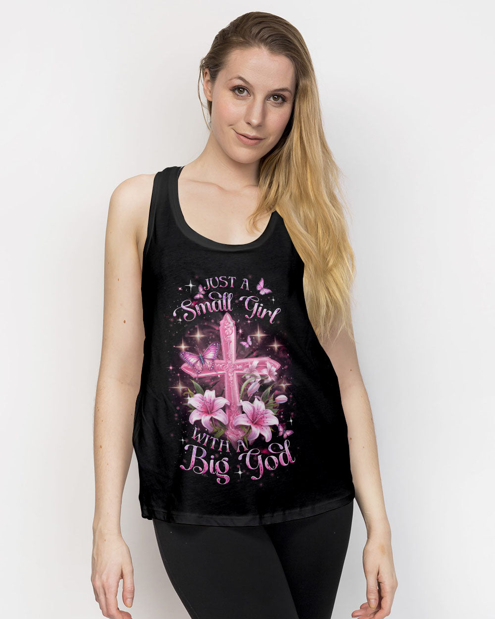 Just A Small Girl With A Big God Women's All Over Print Shirt - Yhdu2612234
