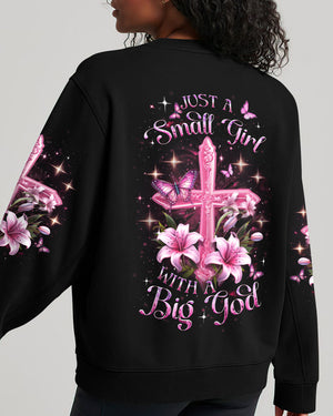 Just A Small Girl With A Big God Women's All Over Print Shirt - Yhdu2612234