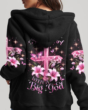 Just A Small Girl With A Big God Women's All Over Print Shirt - Yhdu2612234