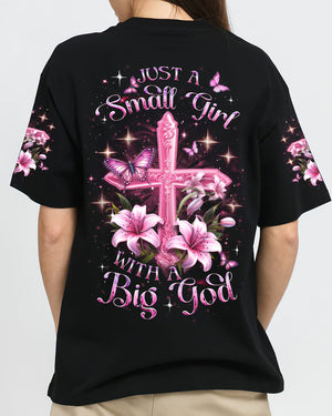 Just A Small Girl With A Big God Women's All Over Print Shirt - Yhdu2612234