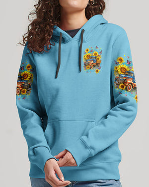 Jesus Take The Wheel Sunflowers Women's All Over Print Shirt - Yhdu2705254