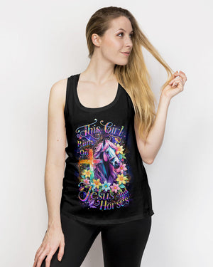 Runs On Jesus And Horses Women's All Over Print Shirt - Yhdu2709244