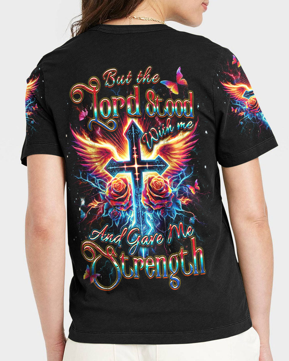 But The Lord Stood With Me Women's All Over Print Shirt - Yhdu2901244