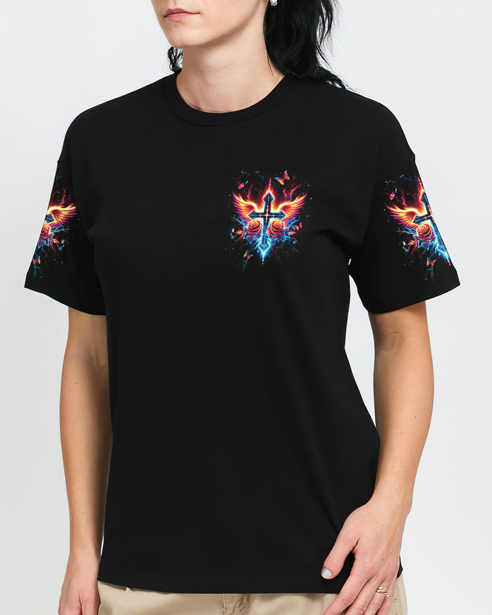 But The Lord Stood With Me Women's All Over Print Shirt - Yhdu2901244