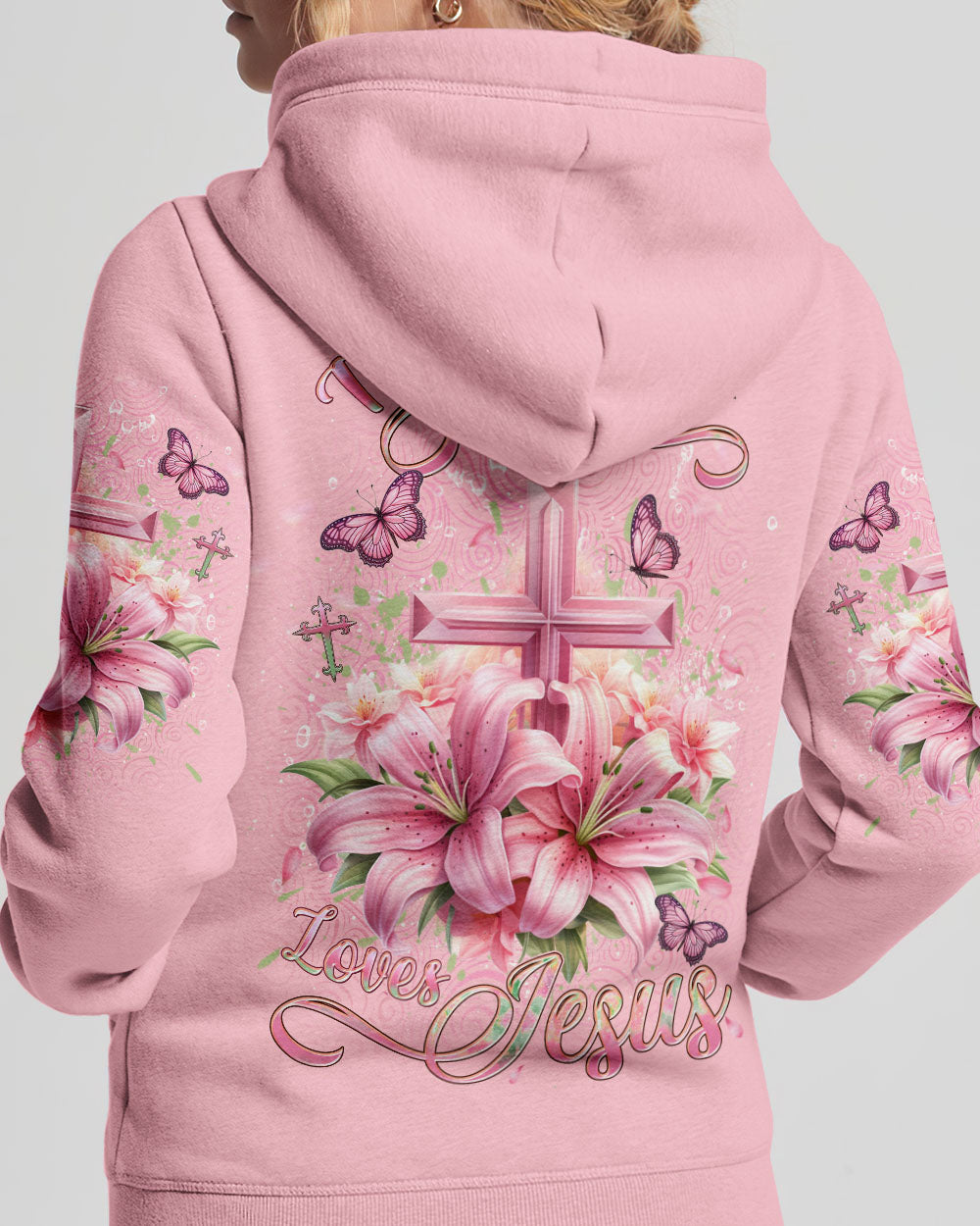 This Girl Loves Jesus Women's All Over Print Shirt - Yhdu2912233