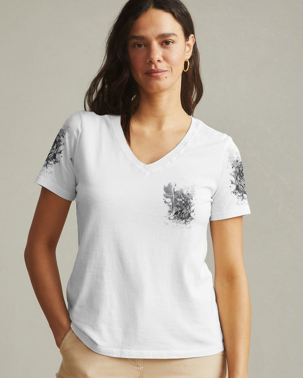 Be Strong And Courageous Women's All Over Print Shirt - Yhdu3009243