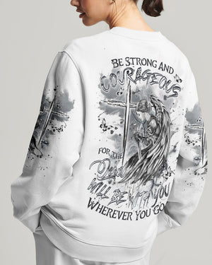 Be Strong And Courageous Women's All Over Print Shirt - Yhdu3009243