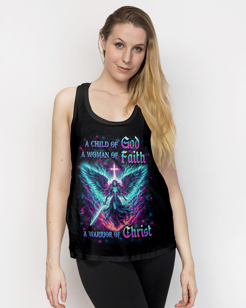 A Child Of God A Woman Of Faith Women's All Over Print Shirt - Yhdu3010241