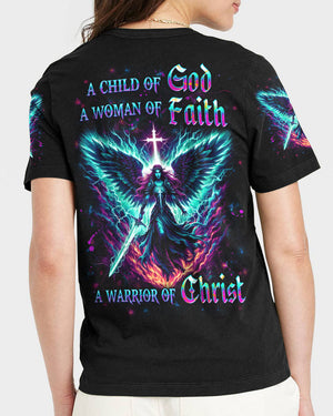A Child Of God A Woman Of Faith Women's All Over Print Shirt - Yhdu3010241