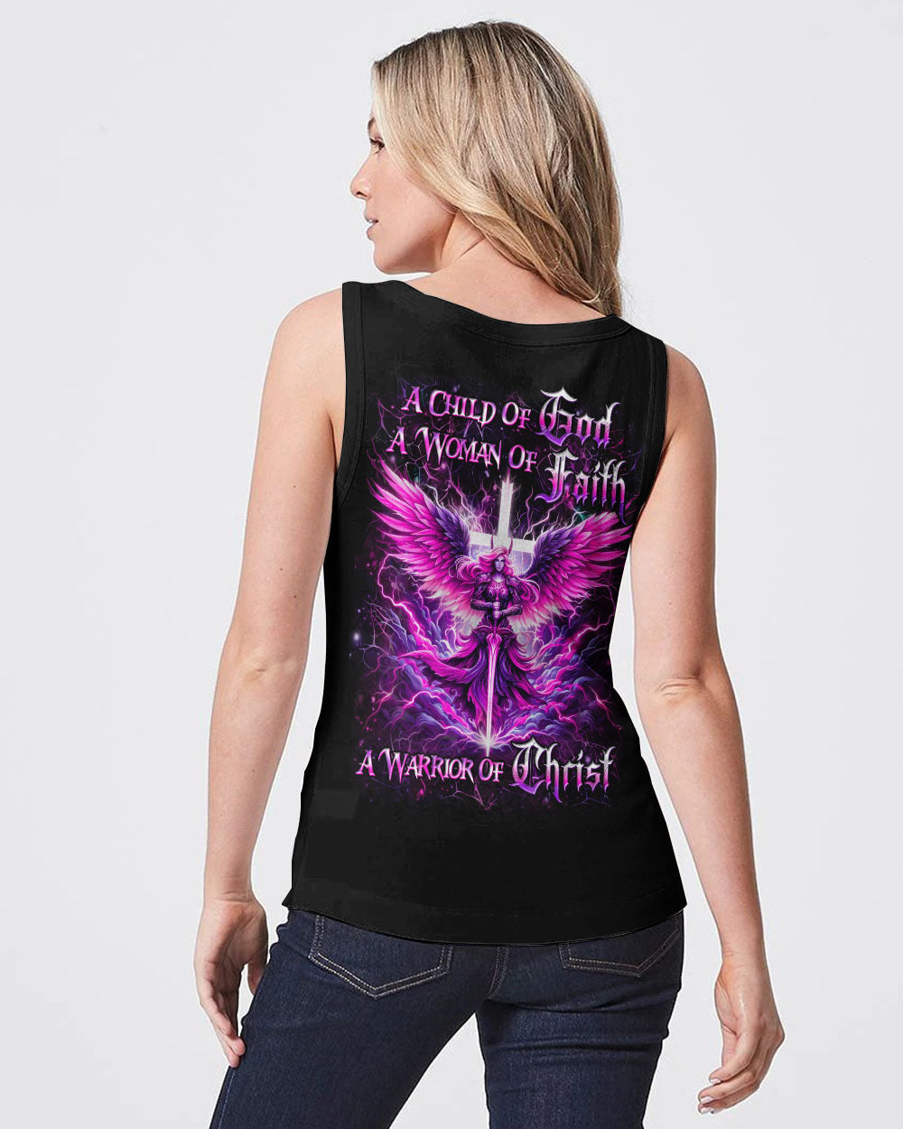 A Child Of God A Woman Of Faith Women's All Over Print Shirt - Yhdu3110242