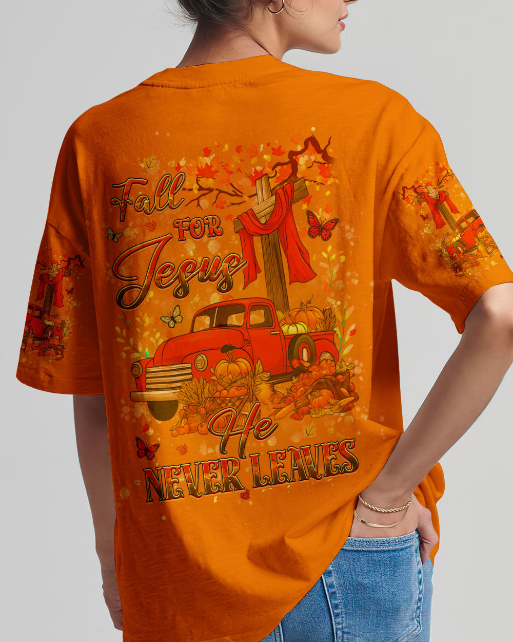 Fall For Jesus Women's All Over Print Shirt - Yhhg0108254