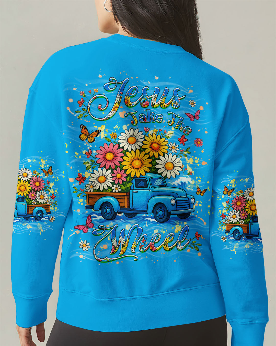 Jesus Take The Wheel Women's All Over Print Shirt - Yhhg0307253