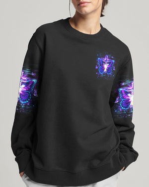 Blessed By God Loved By Jesus Butterfly Women's All Over Print Shirt - Yhhg0501262