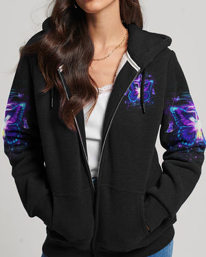 Blessed By God Loved By Jesus Butterfly Women's All Over Print Shirt - Yhhg0501262