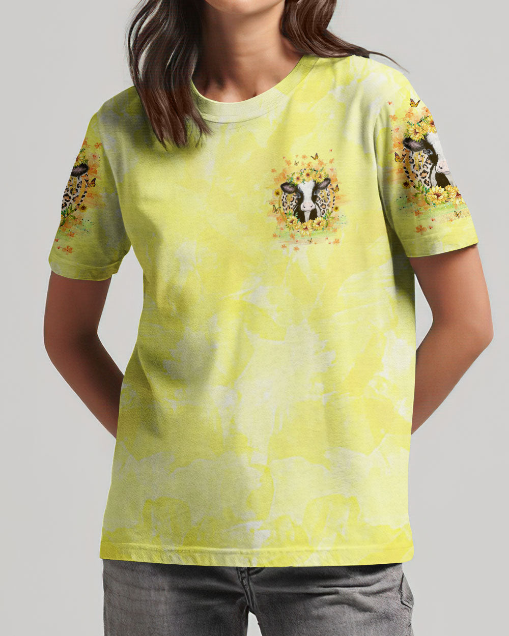 Living Life Somewhere Between Jesus Heifer Women's All Over Print Shirt - Yhhg0605243