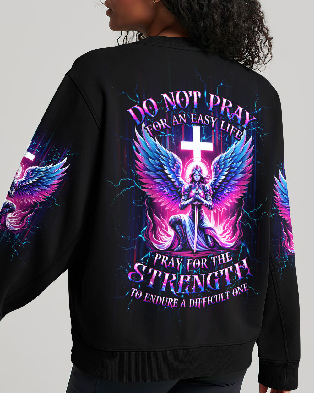 Do Not Pray For An Easy Life Women's All Over Print Shirt - Yhhg0606241