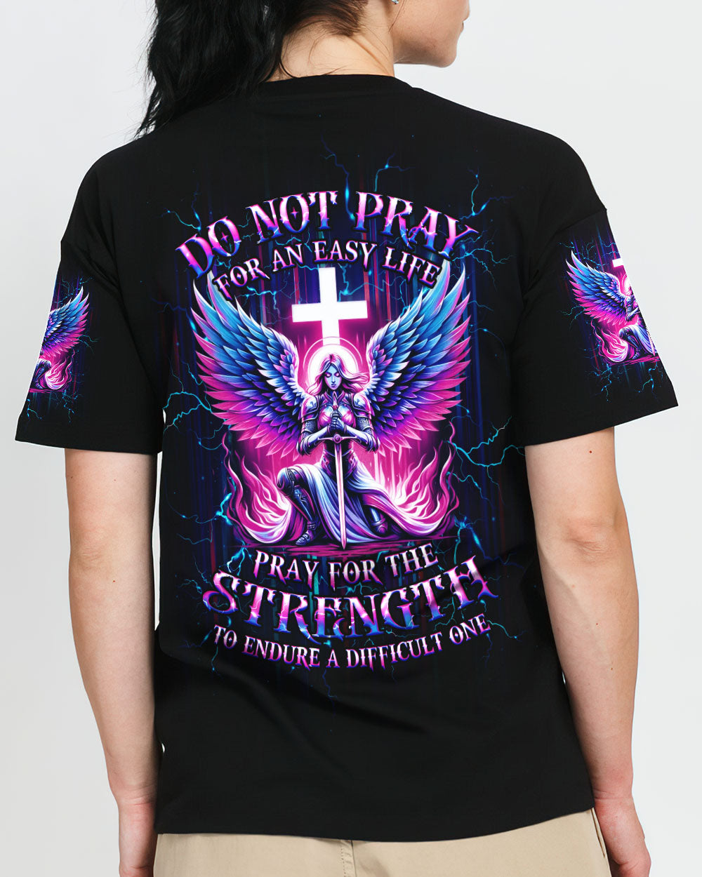 Do Not Pray For An Easy Life Women's All Over Print Shirt - Yhhg0606241