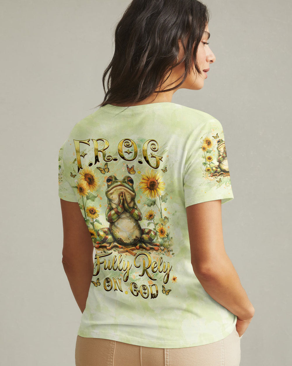 Fully Rely On God Women's All Over Print Shirt - Yhhg0609243
