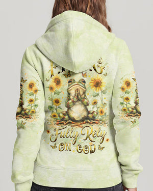Fully Rely On God Women's All Over Print Shirt - Yhhg0609243
