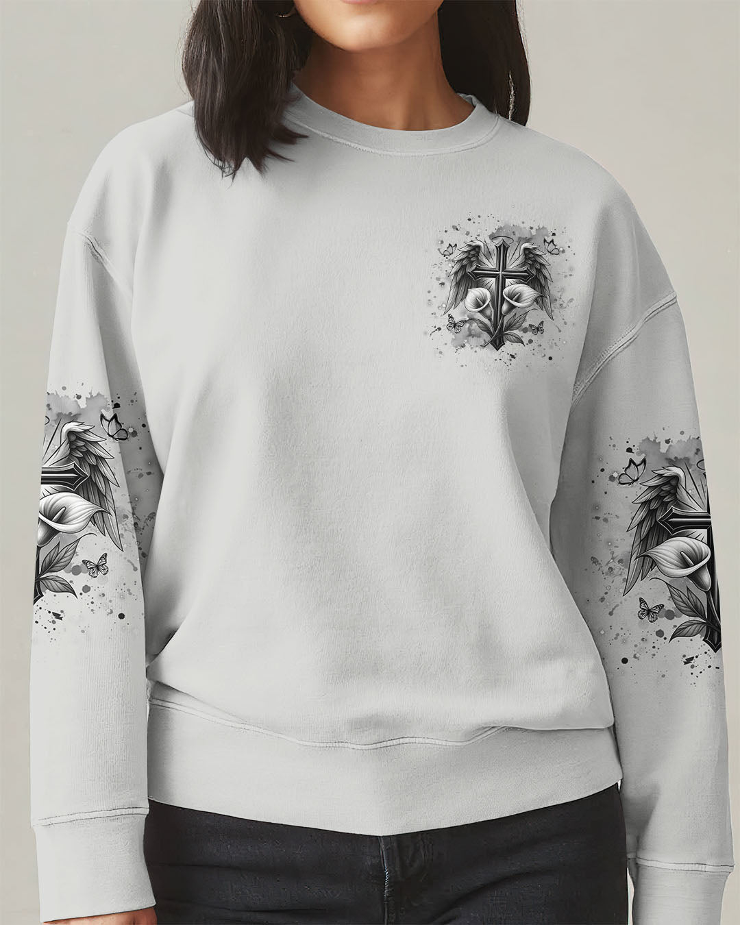 I Believe There Are Angels Among Us Wings Women's All Over Print Shirt - Yhhg0707254