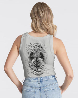 I Believe There Are Angels Among Us Wings Women's All Over Print Shirt - Yhhg0707254