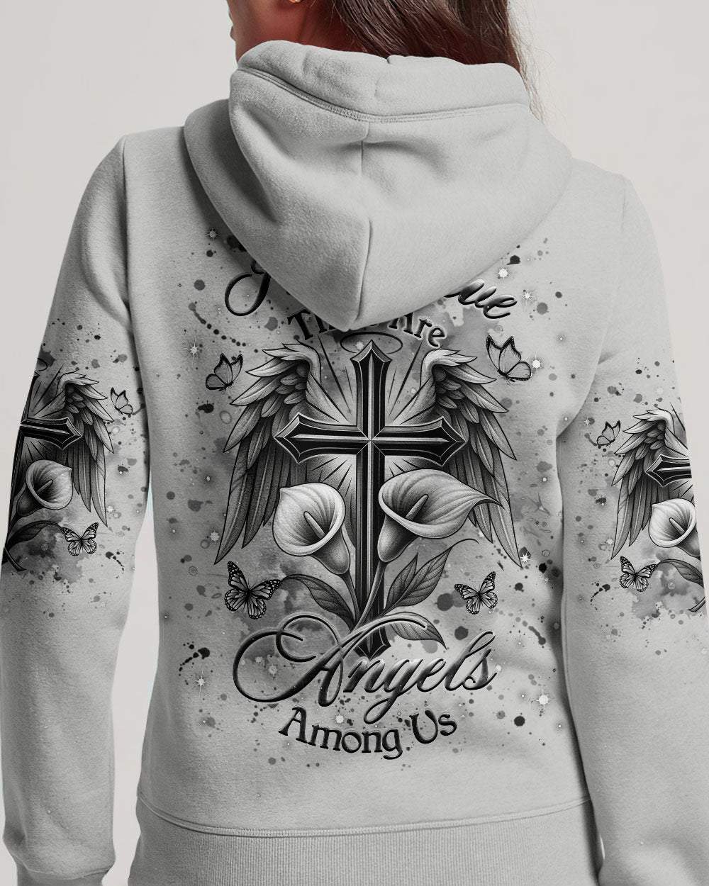 I Believe There Are Angels Among Us Wings Women's All Over Print Shirt - Yhhg0707254