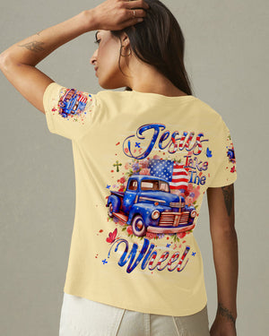 Jesus Take The Wheel Sunflowers Women's All Over Print Shirt - Yhhg0809251