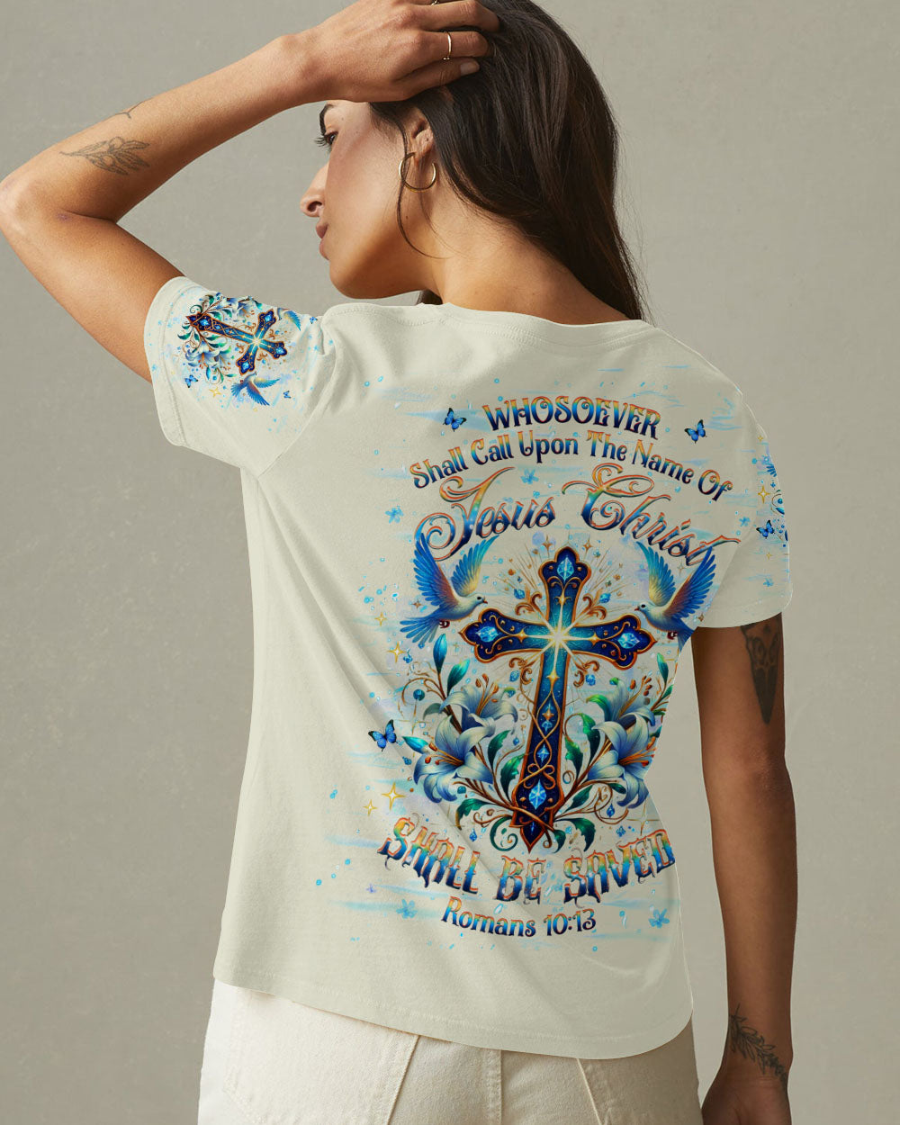 Whosoever Calls on Jesus Christ Women's All Over Print Shirt - Yhhg0901251