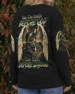 She Who Kneels Before God Women's All Over Print Shirt - Yhhg0902262