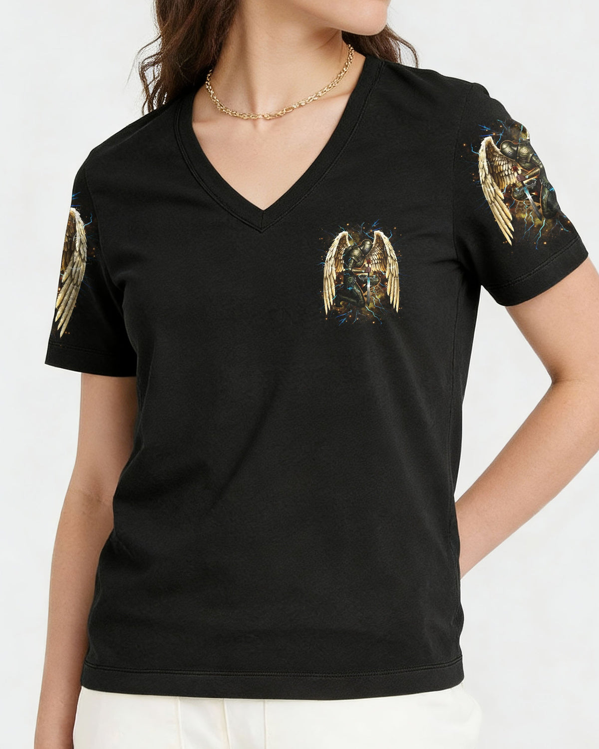 She Who Kneels Before God Women's All Over Print Shirt - Yhhg0902262