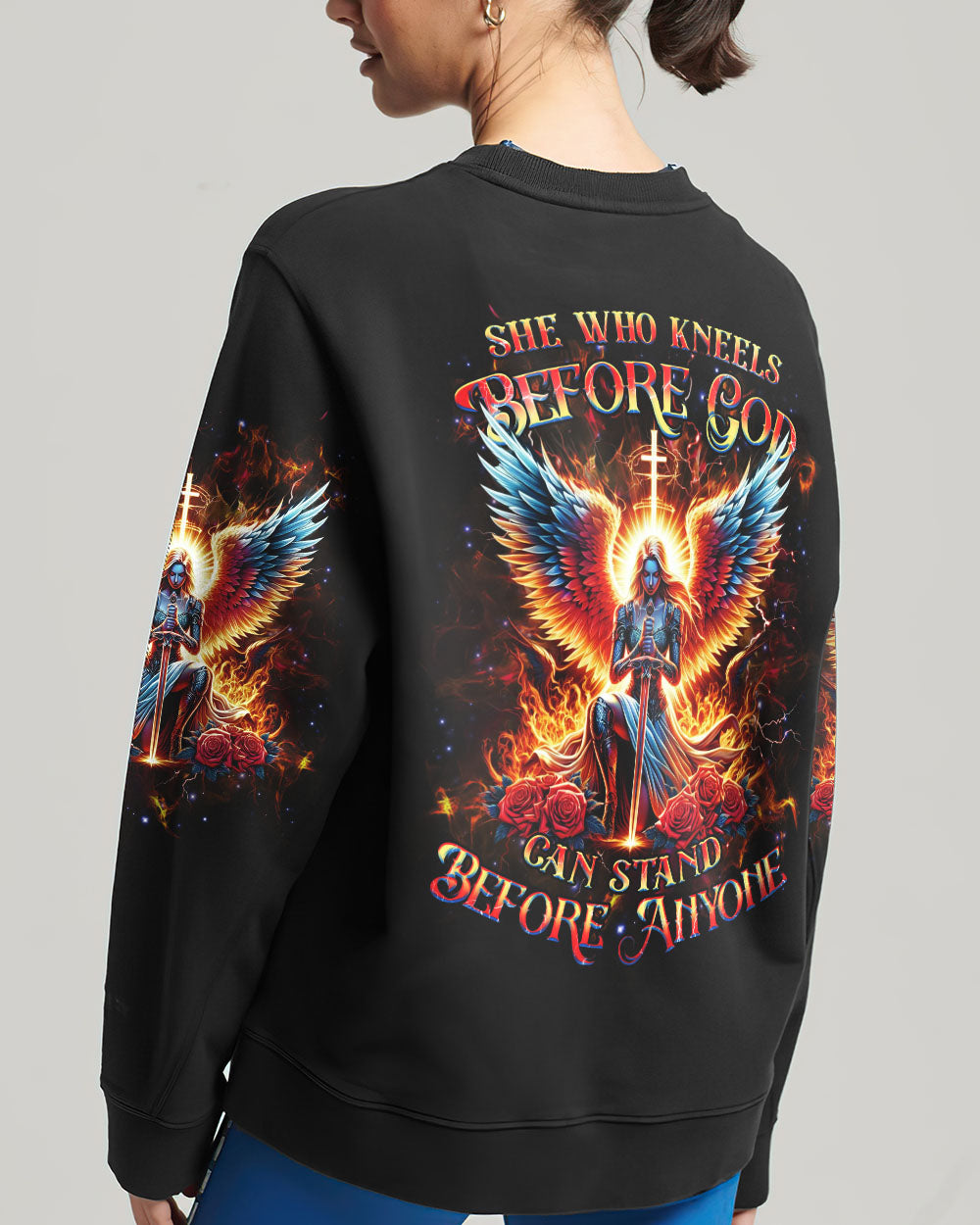 She Who Kneels Before God Women's All Over Print Shirt - Yhhg1104241