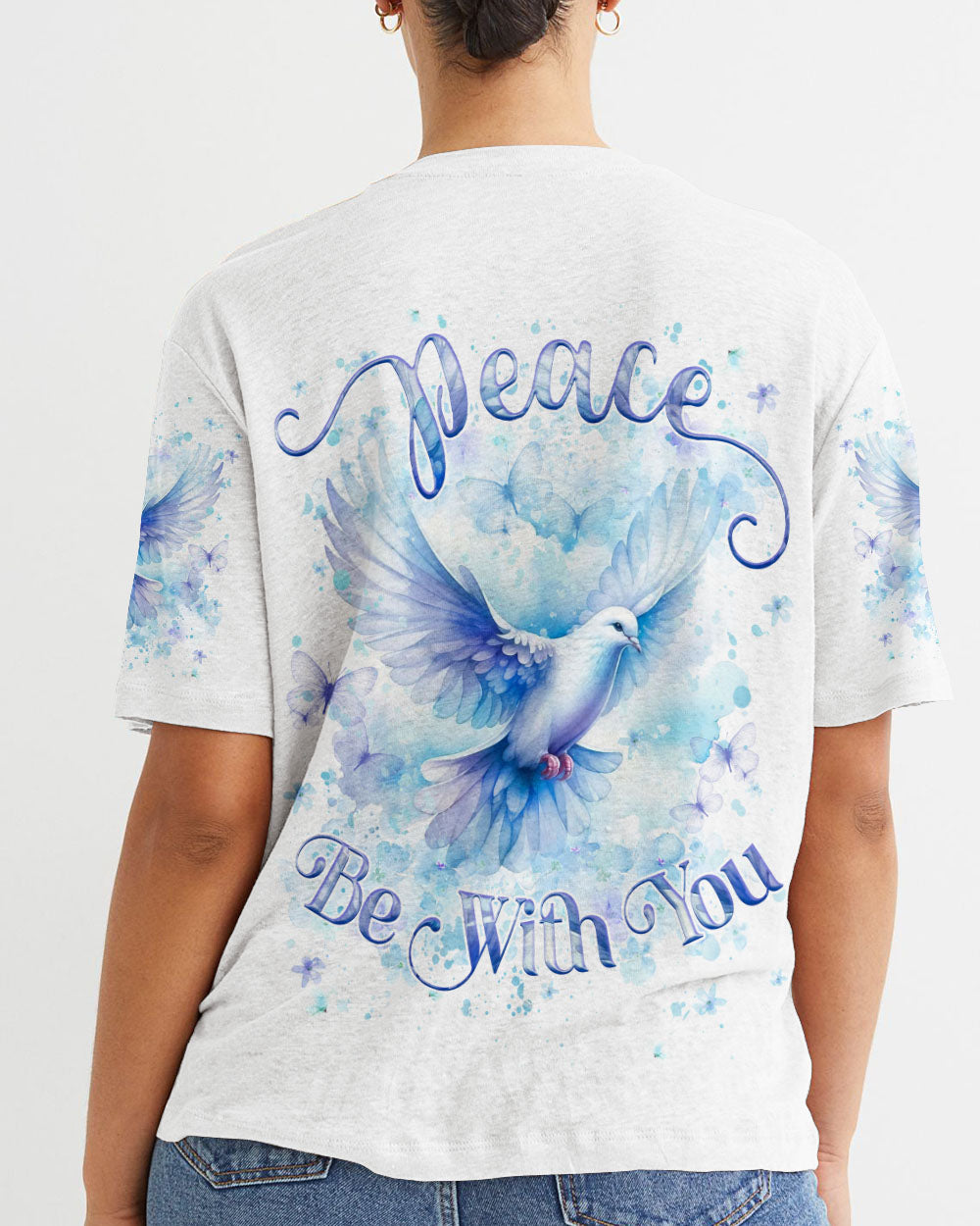 Peace Be With You Women's All Over Print Shirt - Yhhg1107241
