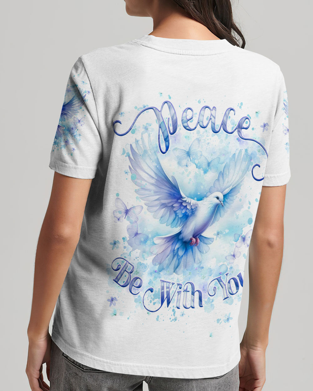 Peace Be With You Women's All Over Print Shirt - Yhhg1107241