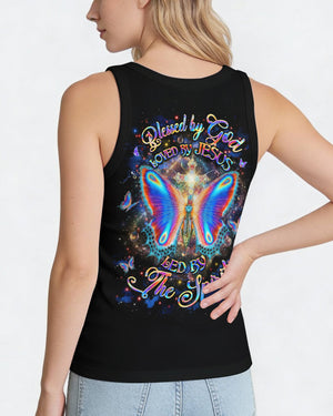 Blessed By God Loved By Jesus Butterfly Women's All Over Print Shirt - Yhhg1301262