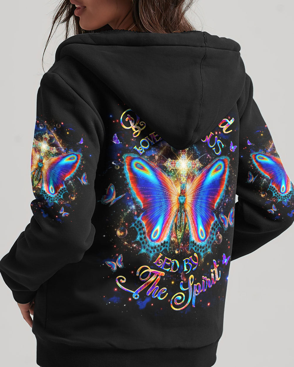 Blessed By God Loved By Jesus Butterfly Women's All Over Print Shirt - Yhhg1301262