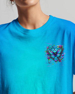 Faith Hope Love Butterfly Women's All Over Print Shirt - Yhhg1303253