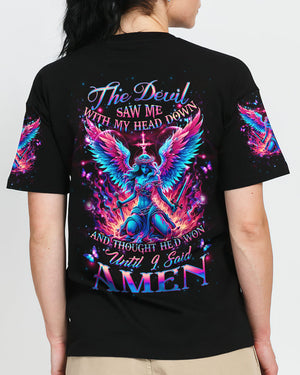 The Devil Saw Me With My Head Down Women's All Over Print Shirt - Yhhg1405244