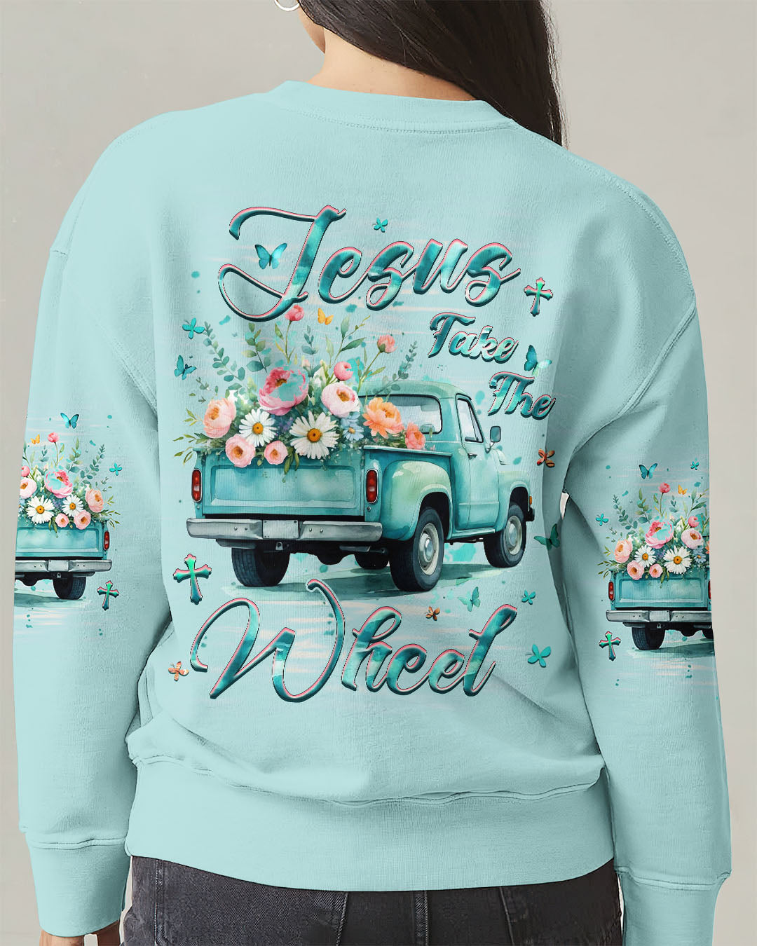 Jesus Take The Wheel Women's All Over Print Shirt - Yhhg1509253