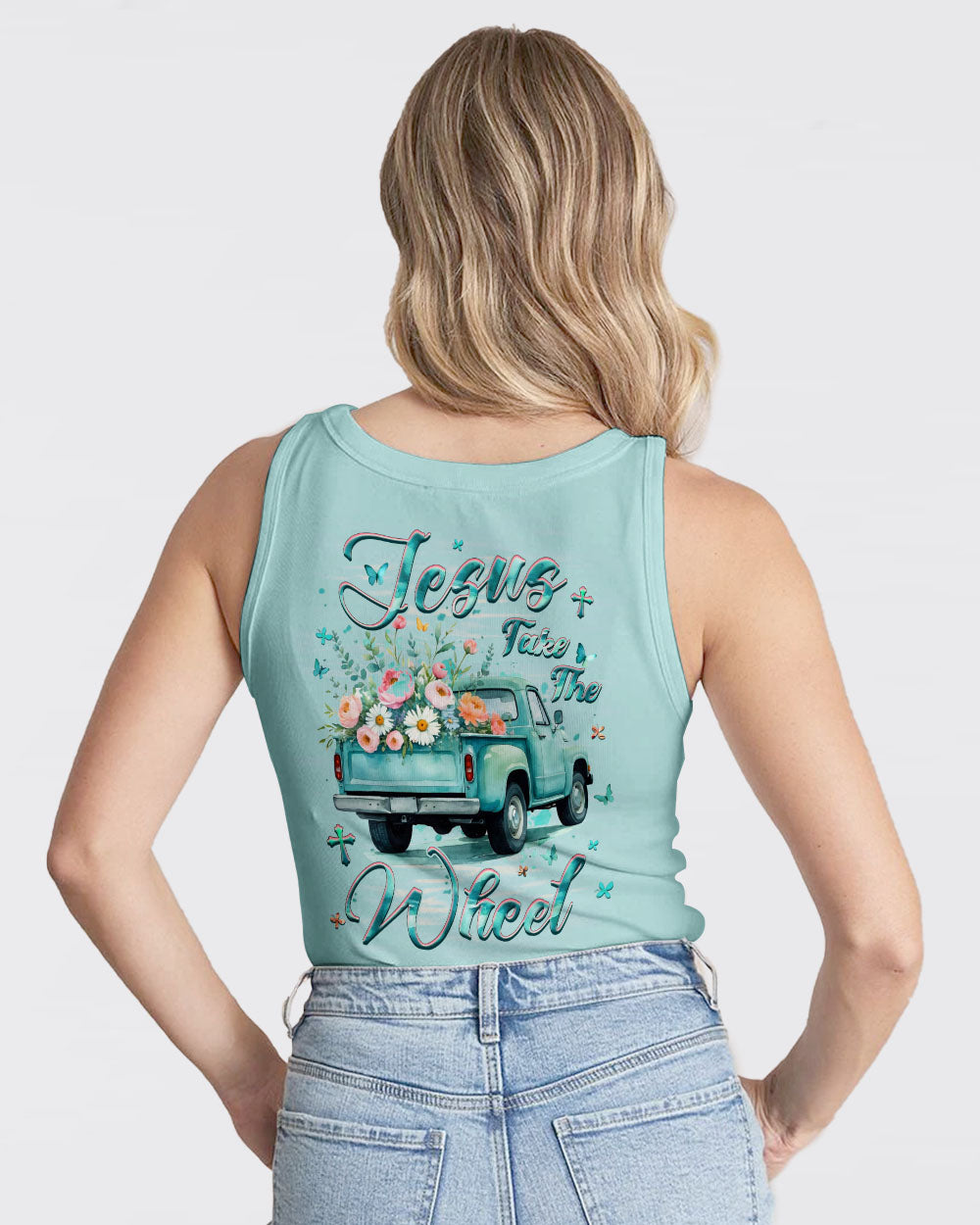Jesus Take The Wheel Women's All Over Print Shirt - Yhhg1509253