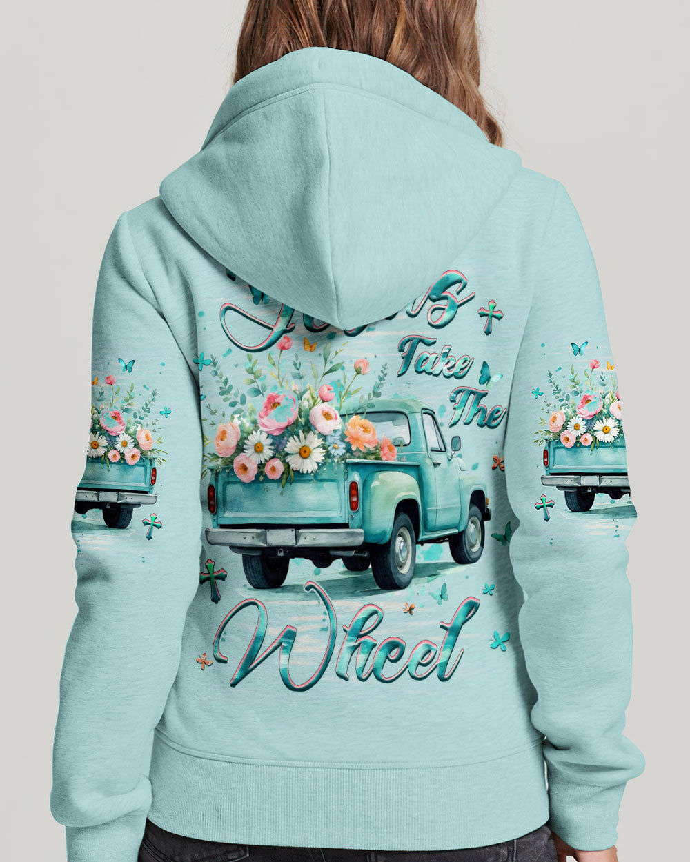 Jesus Take The Wheel Women's All Over Print Shirt - Yhhg1509253