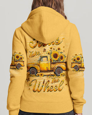 Jesus Take The Wheel Sunflowers Women's All Over Print Shirt - Yhhg1610253