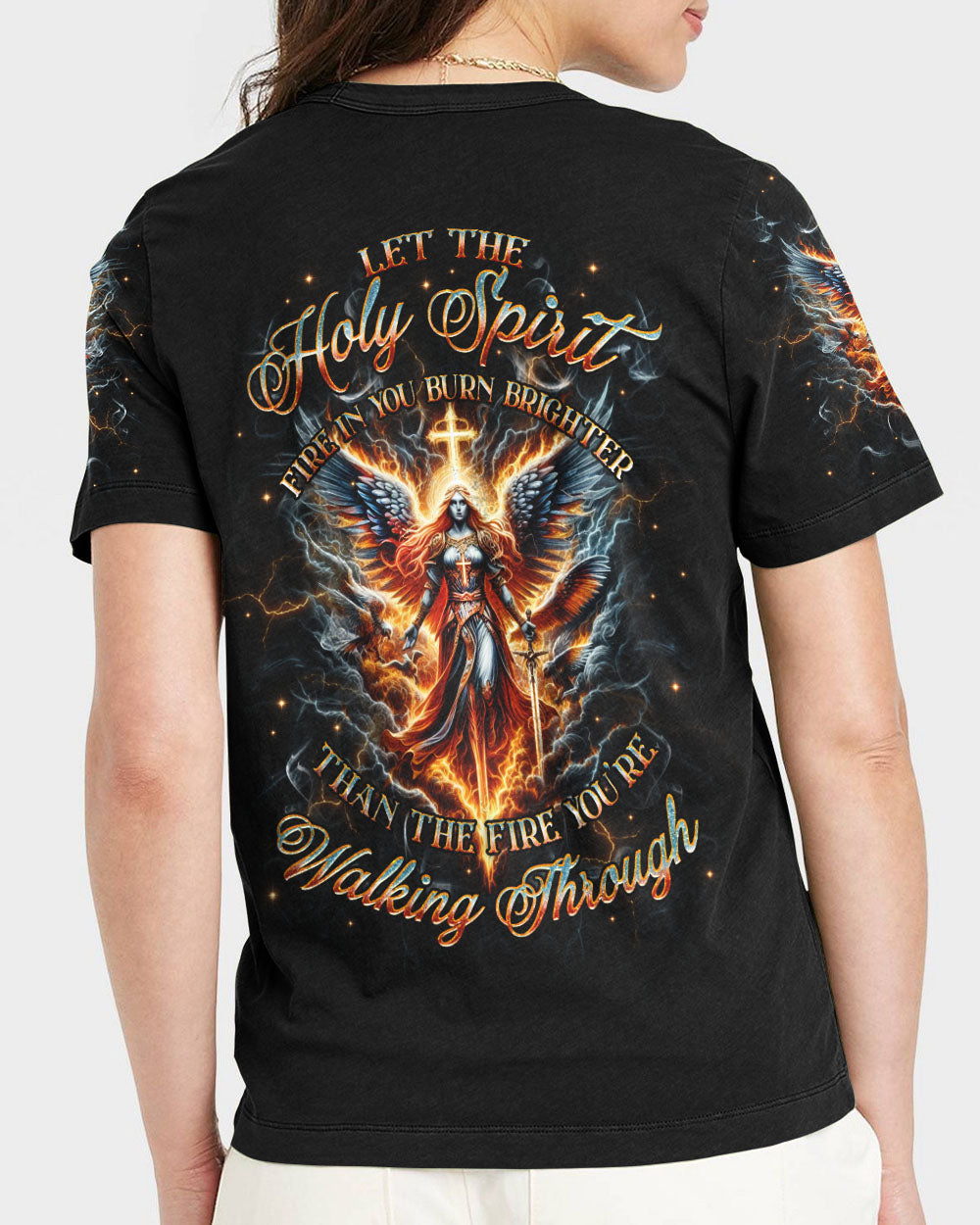 Let The Holy Spirit Fire In You Women's All Over Print Shirt - Yhhg1704241