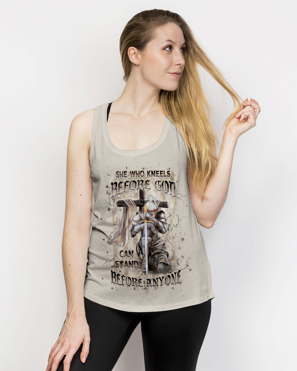 She Who Kneels Before God Women's All Over Print Shirt - Yhhg1709242