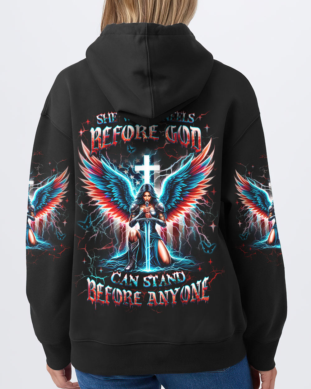 She Who Kneels Before God Women's All Over Print Shirt - Yhhg1710242