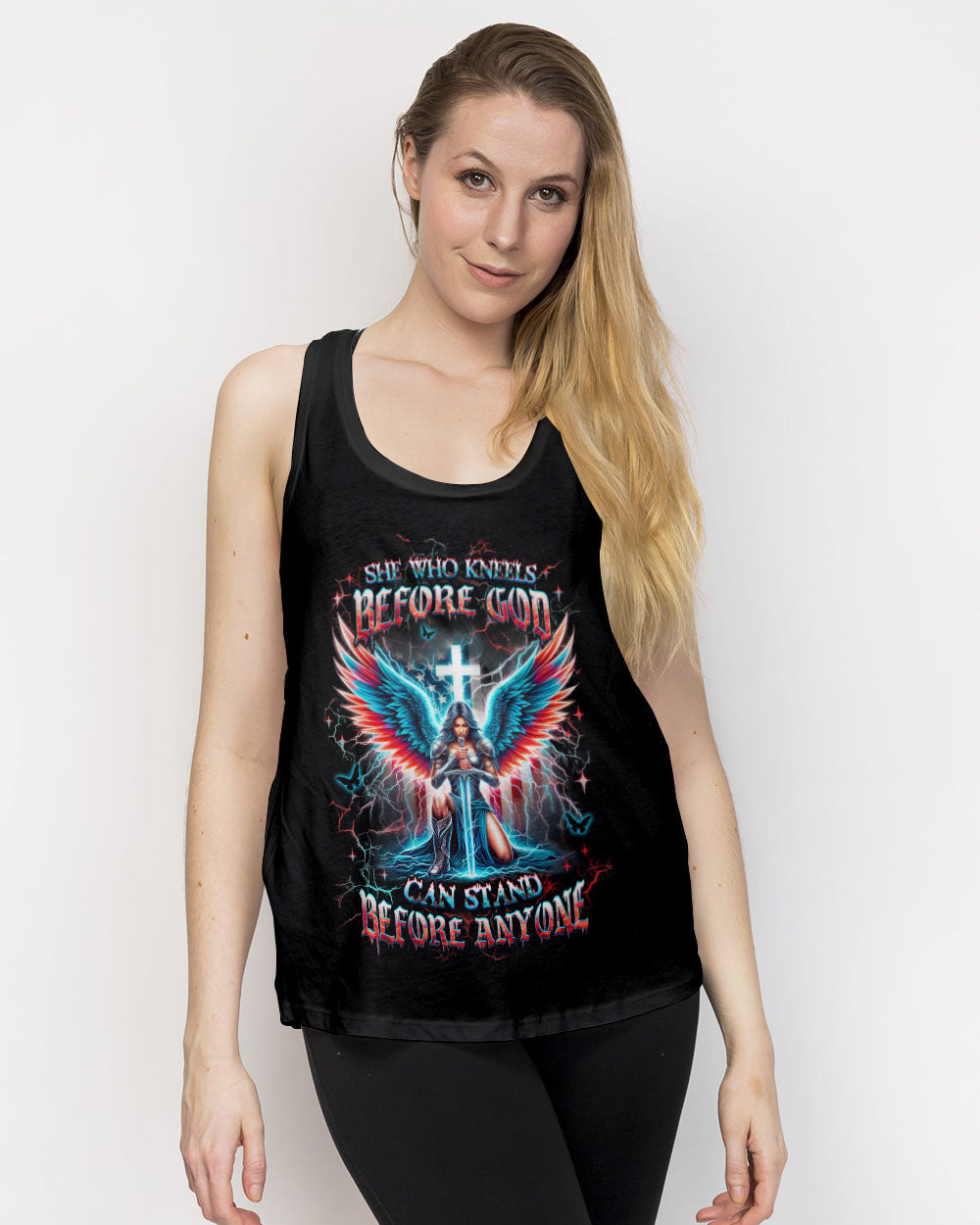 She Who Kneels Before God Women's All Over Print Shirt - Yhhg1710242