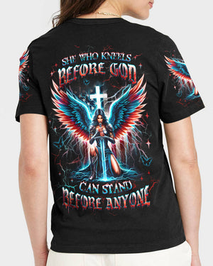 She Who Kneels Before God Women's All Over Print Shirt - Yhhg1710242