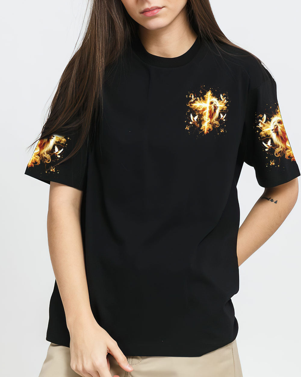 When God Steps In Miracles Happen Women's All Over Print Shirt - Yhhg1711252