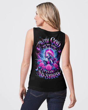 With God On My Side I Fear No Storm Women's All Over Print Shirt - Yhhg1902252