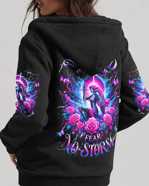 With God On My Side I Fear No Storm Women's All Over Print Shirt - Yhhg1902252